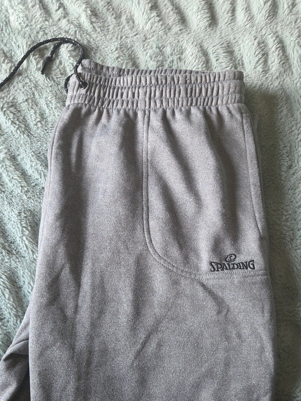 Spalding Men's Light Gray Jogger Sweatpants